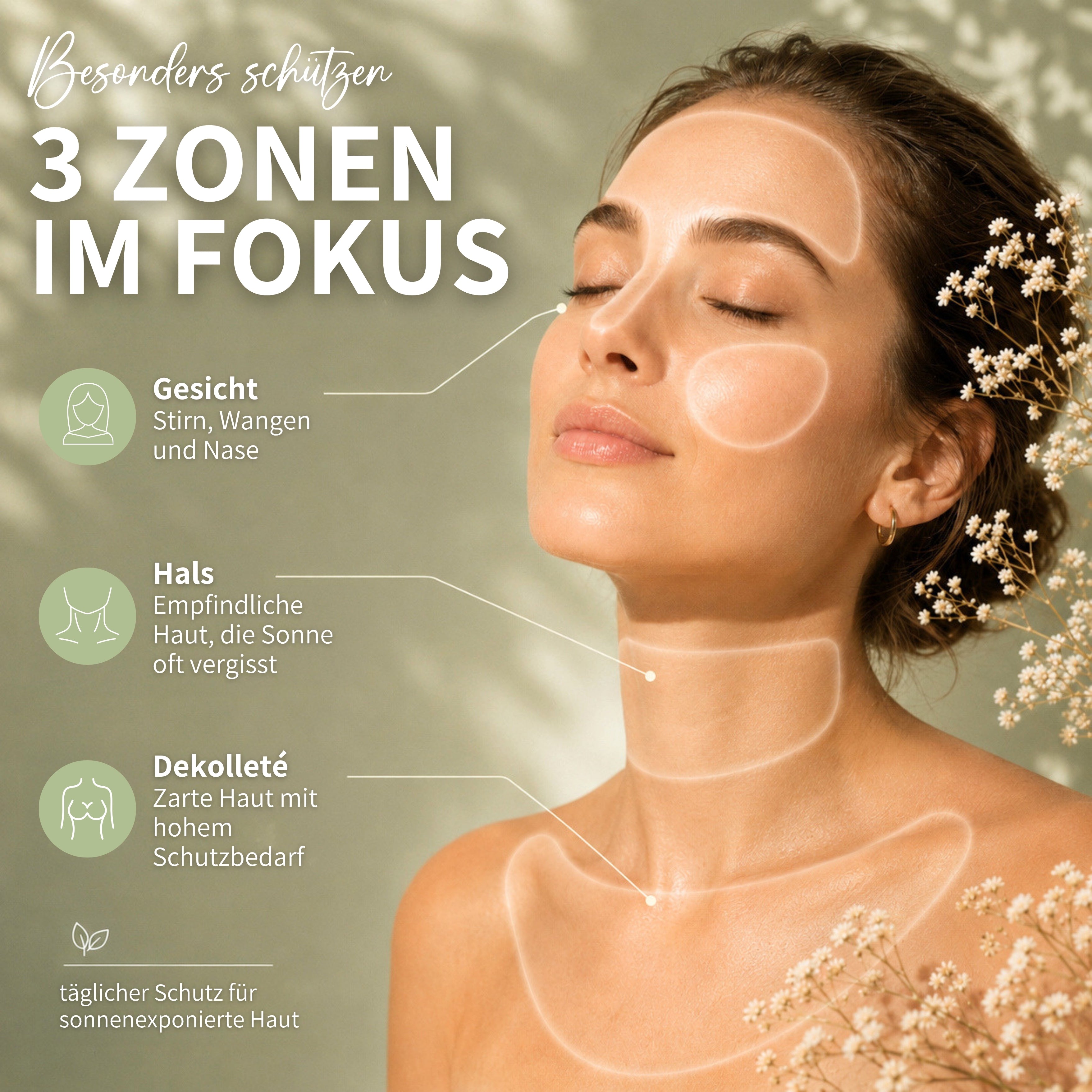 HIVE PROTECT LSF 30 - Sonnencreme für Gesicht & Dekolleté mit mineralischem UVA & UVB-Schutz - 50ml