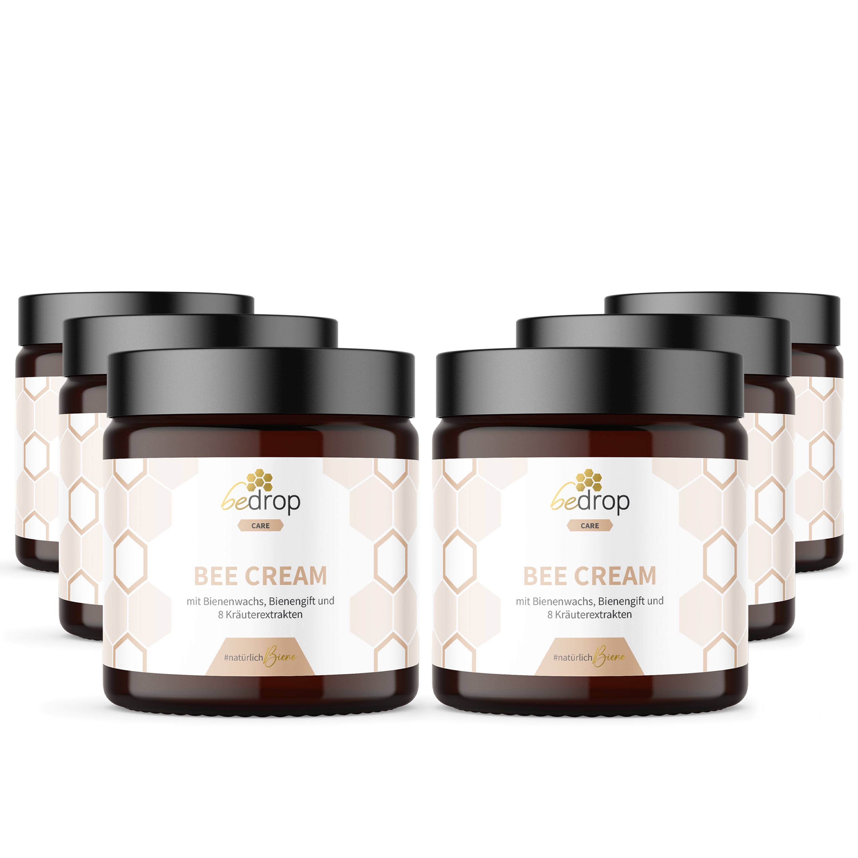 Vorteilsset: 6x Bee Cream Bienengiftsalbe & 8 Kräuterextrakten im 6er Set