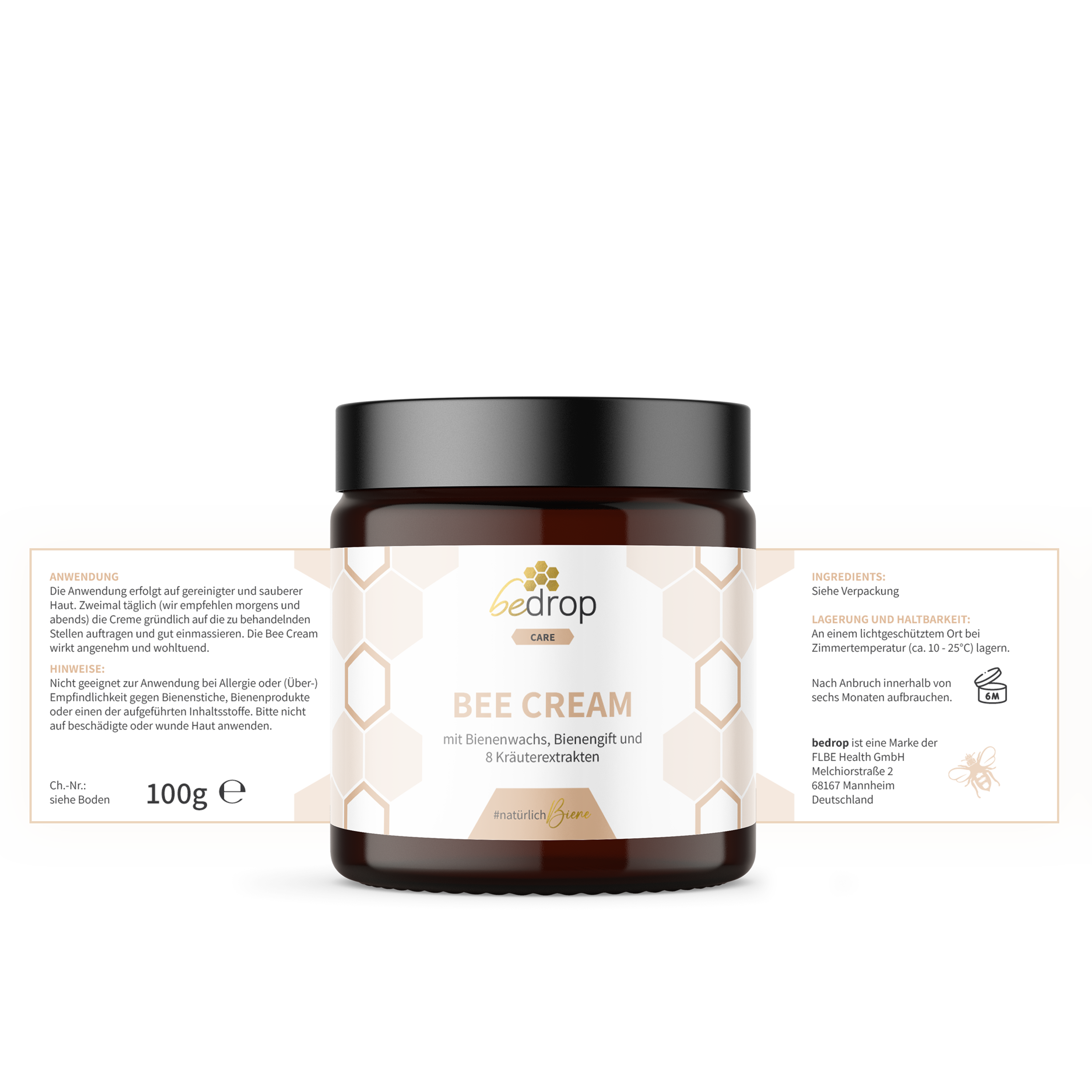 Wohlfühlset | Bee Cream (Bienengiftsalbe) + Gelée Royale Kapseln