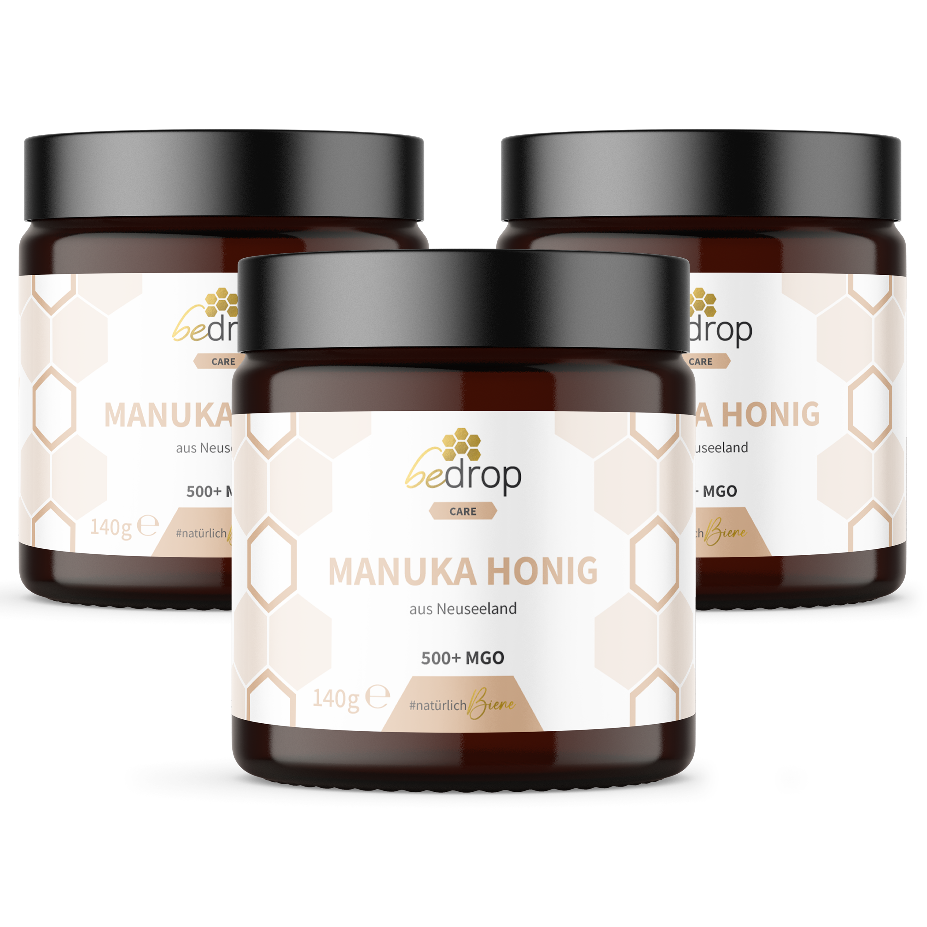 Vorteilsset: 3x Manuka Honig MGO 500+ - 140g zum Sparpreis