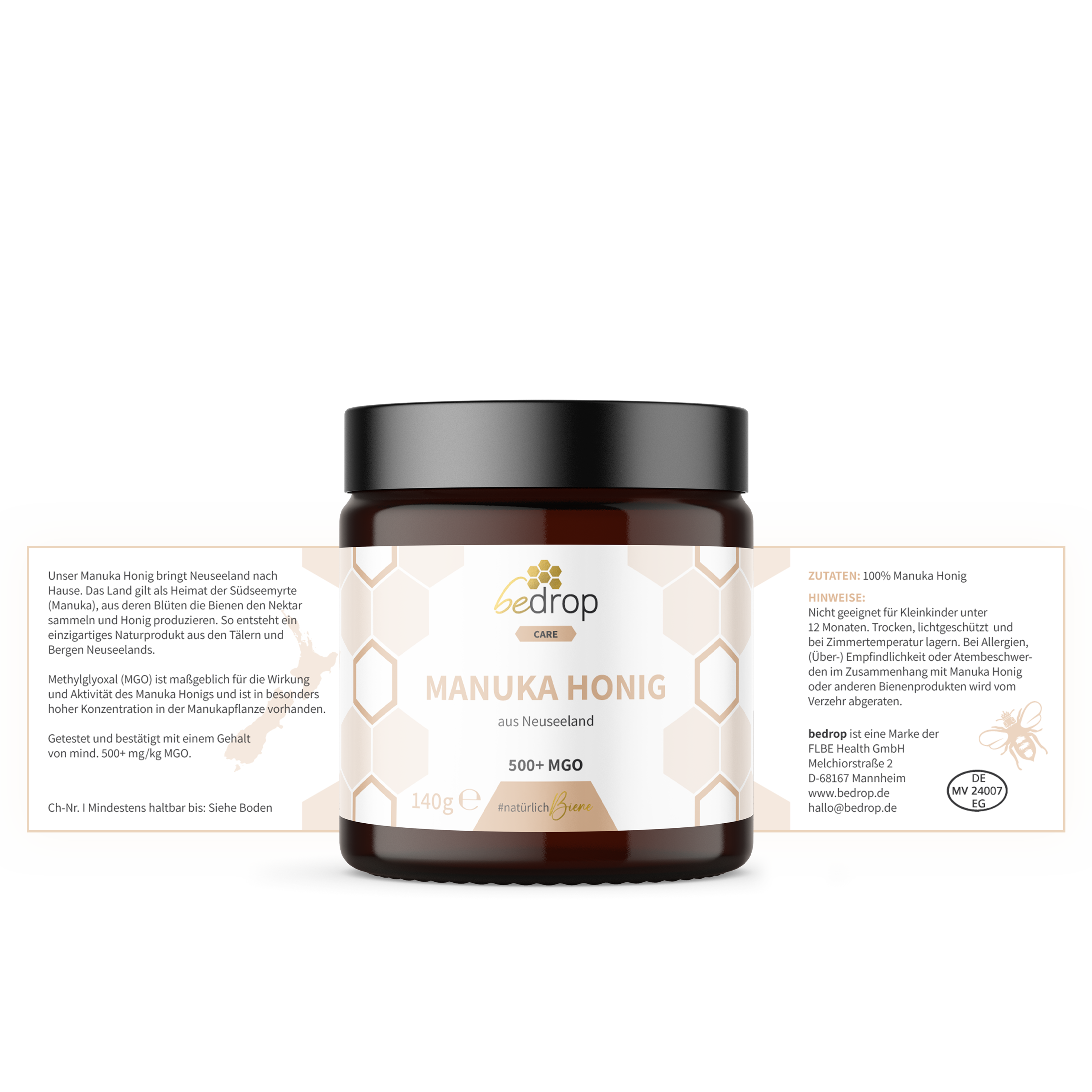 Manuka Set | Manuka Honig MGO 500 + Manuka/Propolis/Anis Halsspray