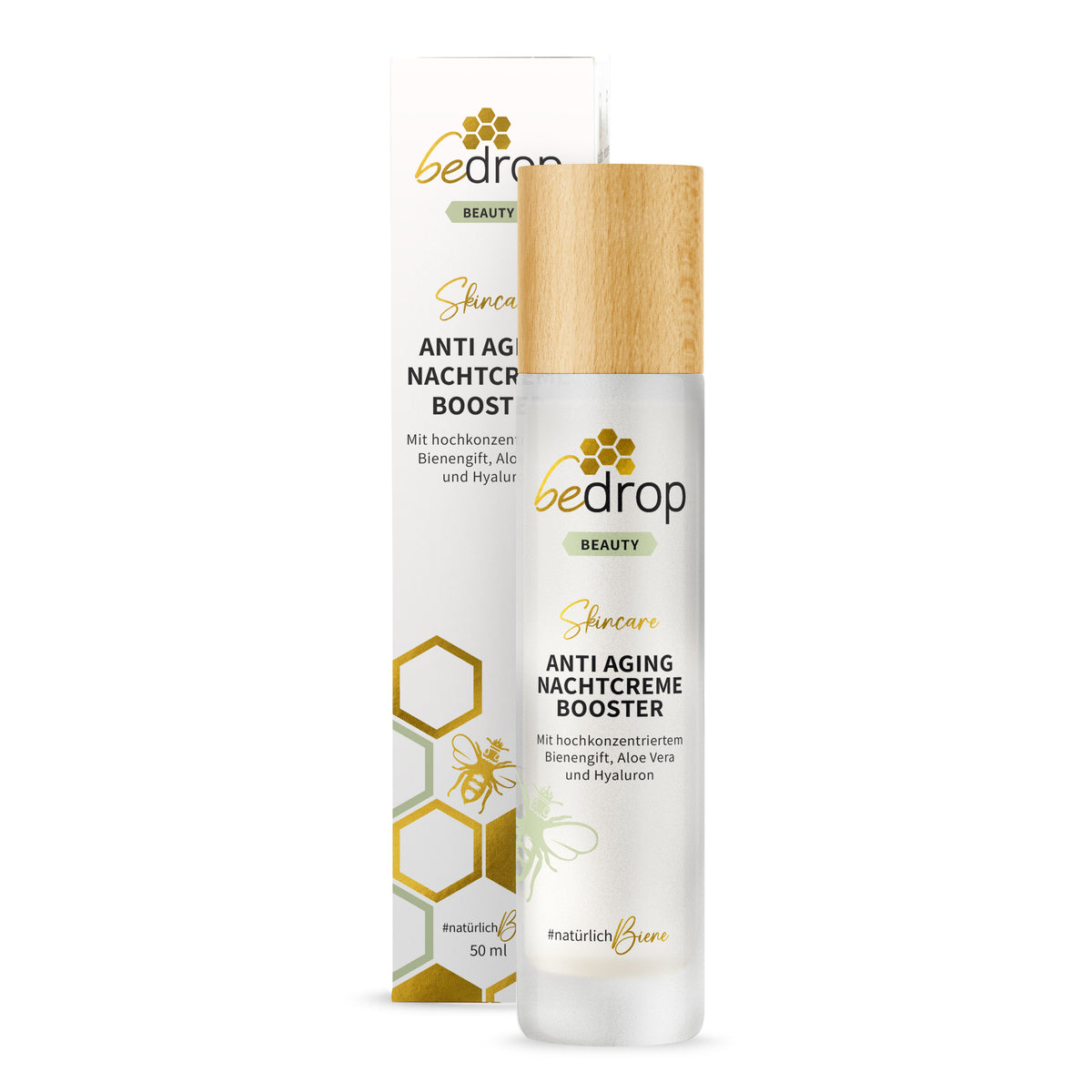 Anti-Aging Nachtcreme Booster – mit Bienengift & Hyaluron
