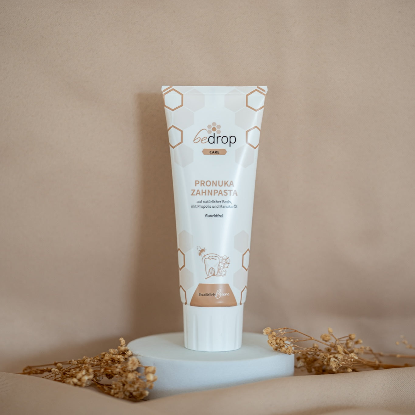Vorteilsset: 3x Pronuka Zahnpasta / Zahncreme mit Propolis & Manuka-Öl, fluoridfrei & natürlich - 75ml