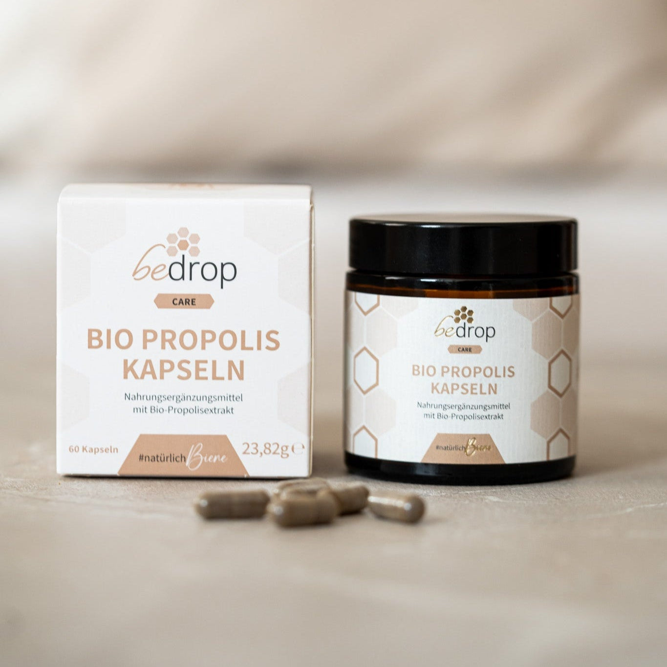 Nail Care Set | Propolis Nagelserum, Kapseln & Propolis-Honig-Seife