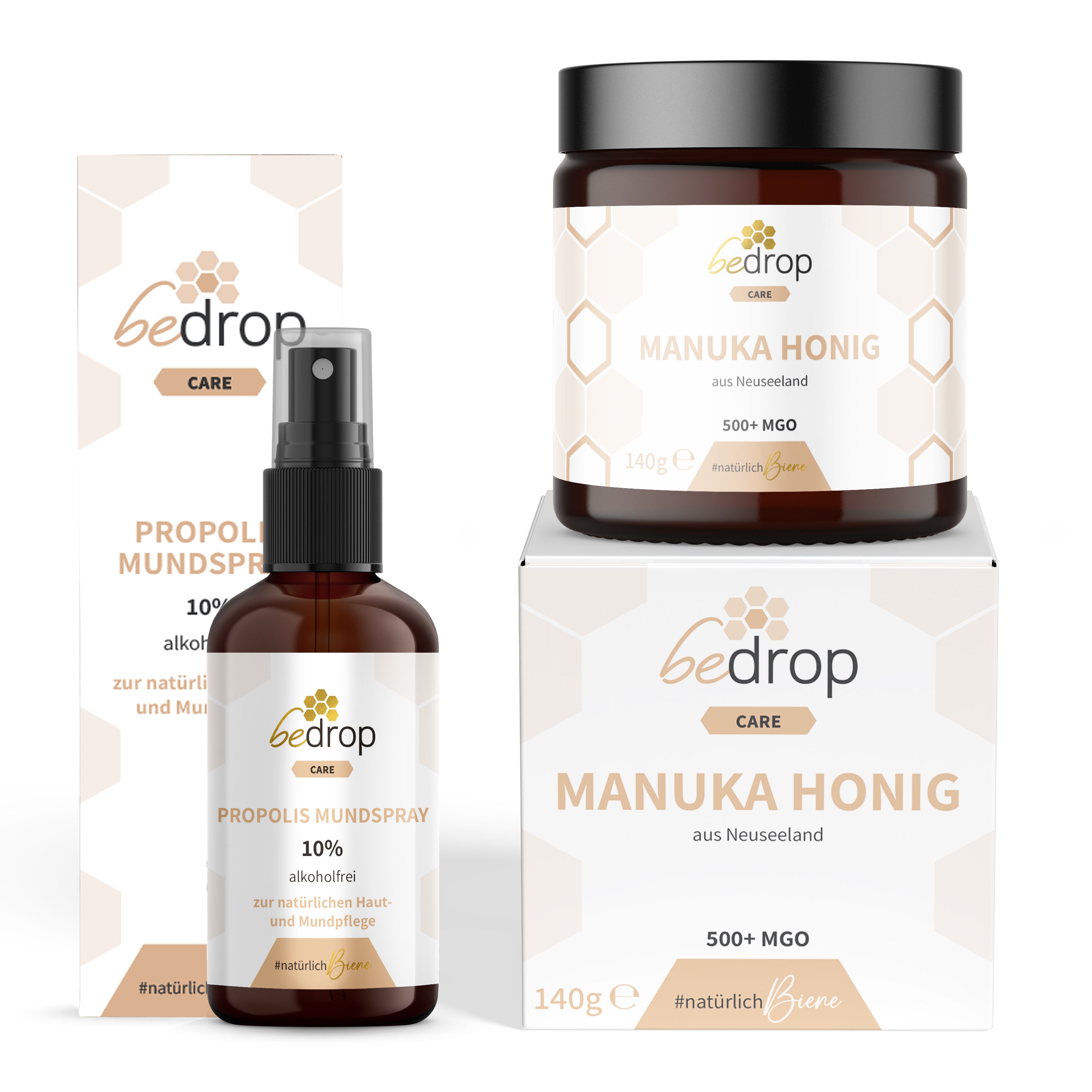 Tier Set | Propolis Spray (alkoholfrei) & Manuka Honig MGO 500+
