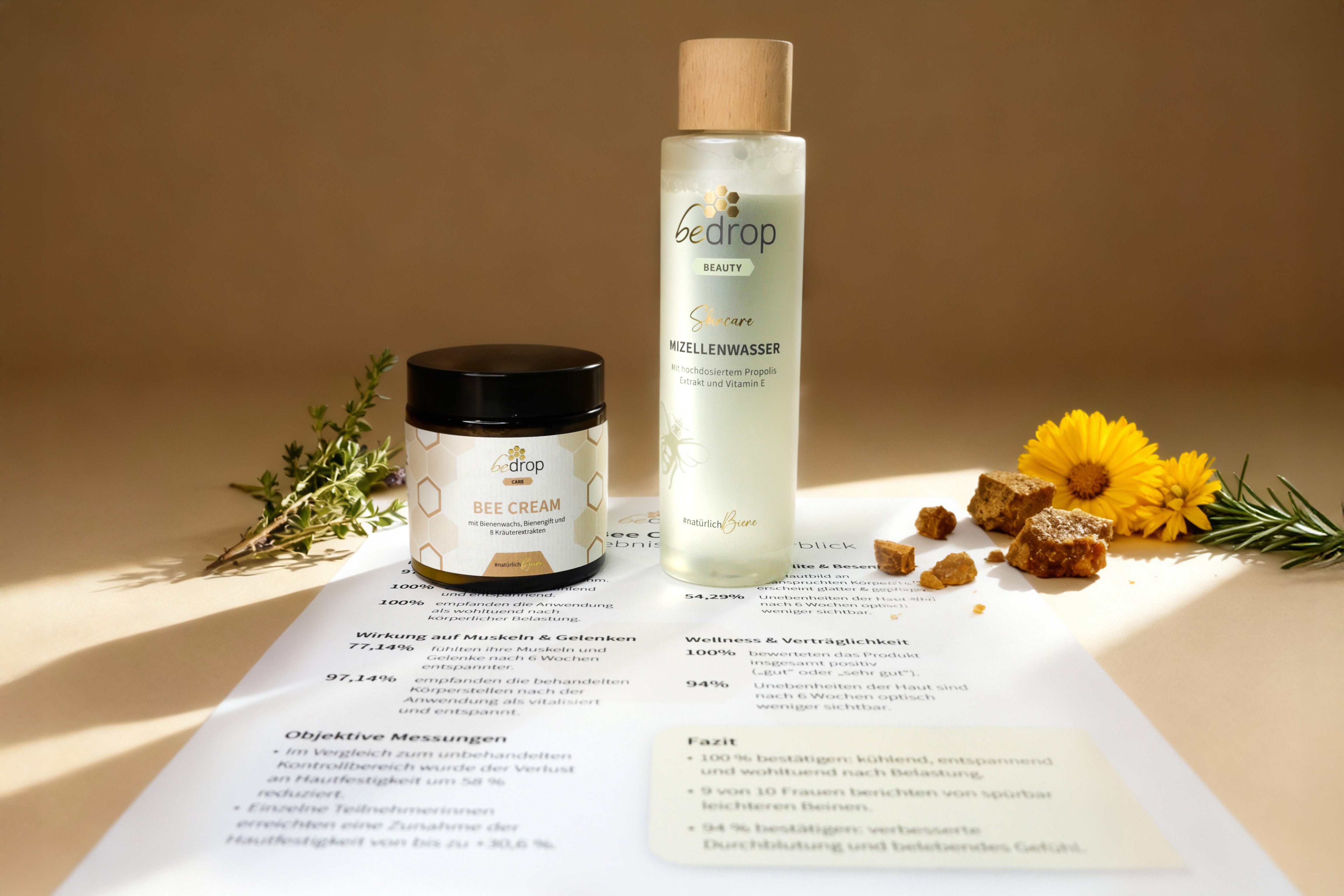 Bee Cream und Mizellenwasser: Die Ergebnisse sprechen für sich