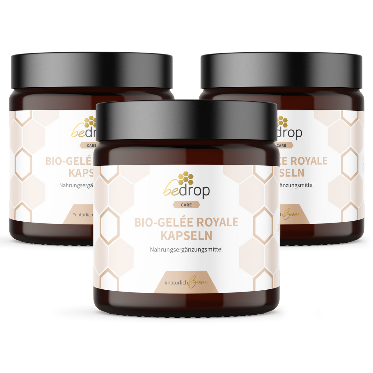 Vorteilsset: 3x Gelée Royale Kapseln (Bio-Zertifiziert) - 60 Kapseln im 3er Set