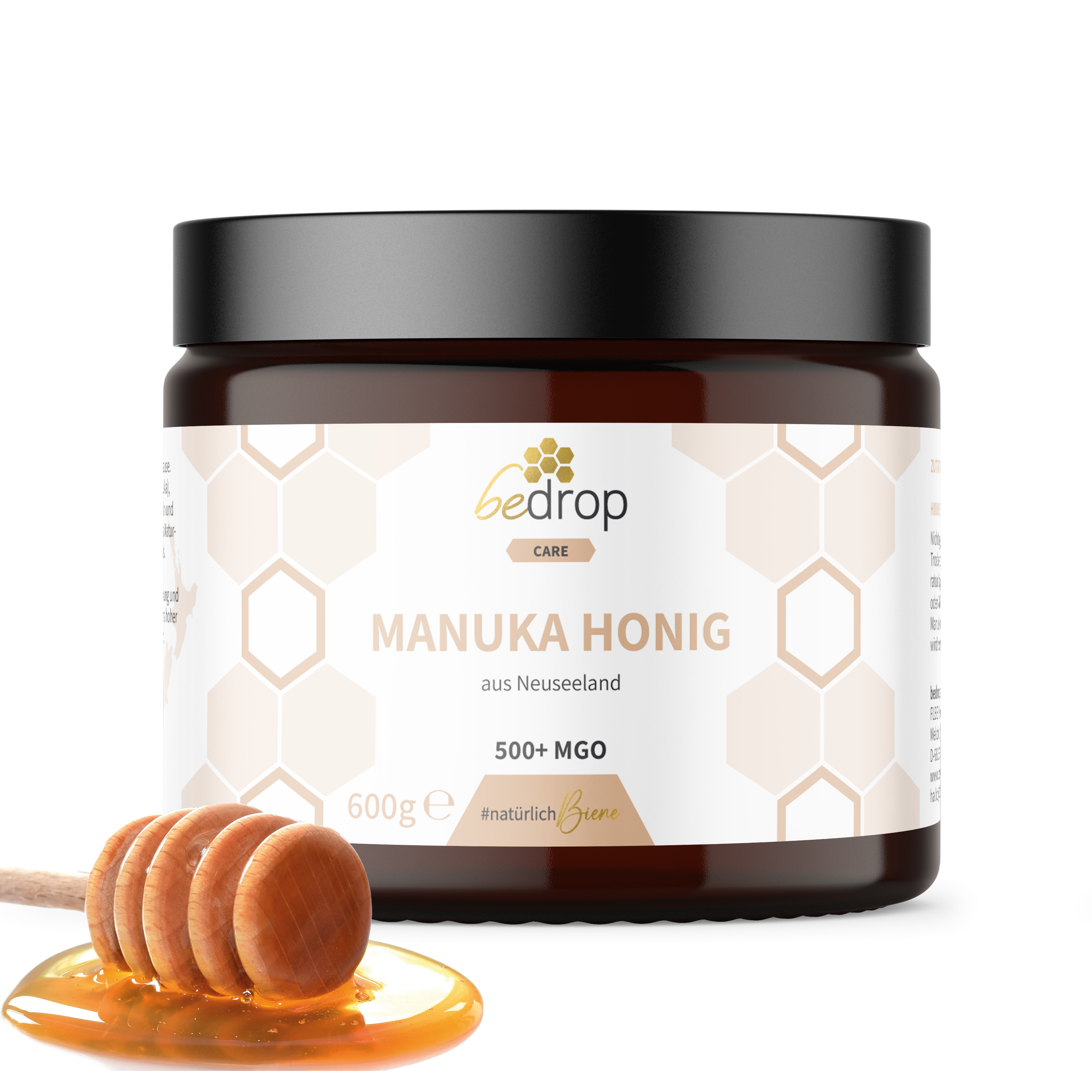 manuka honig aufbewahrung XXL Manuka Honig 600g – zertifiziert MGO 500+