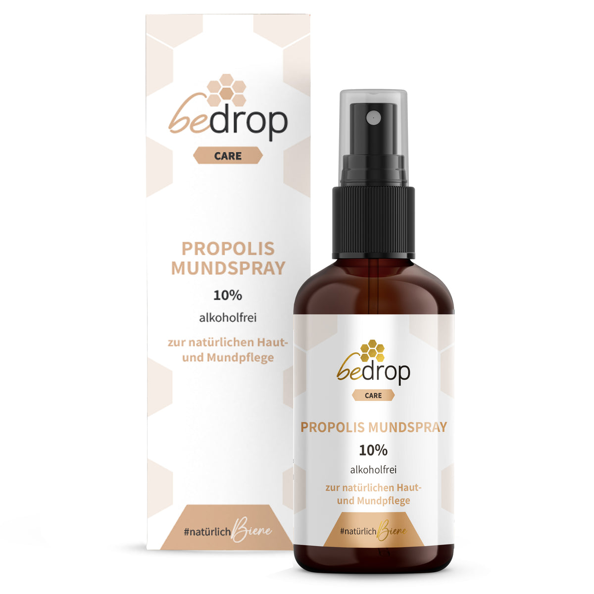 bedrop Propolis Extrakt Spray als Mundspray alkoholfrei & wasserlöslich Tropfen, 30 ml