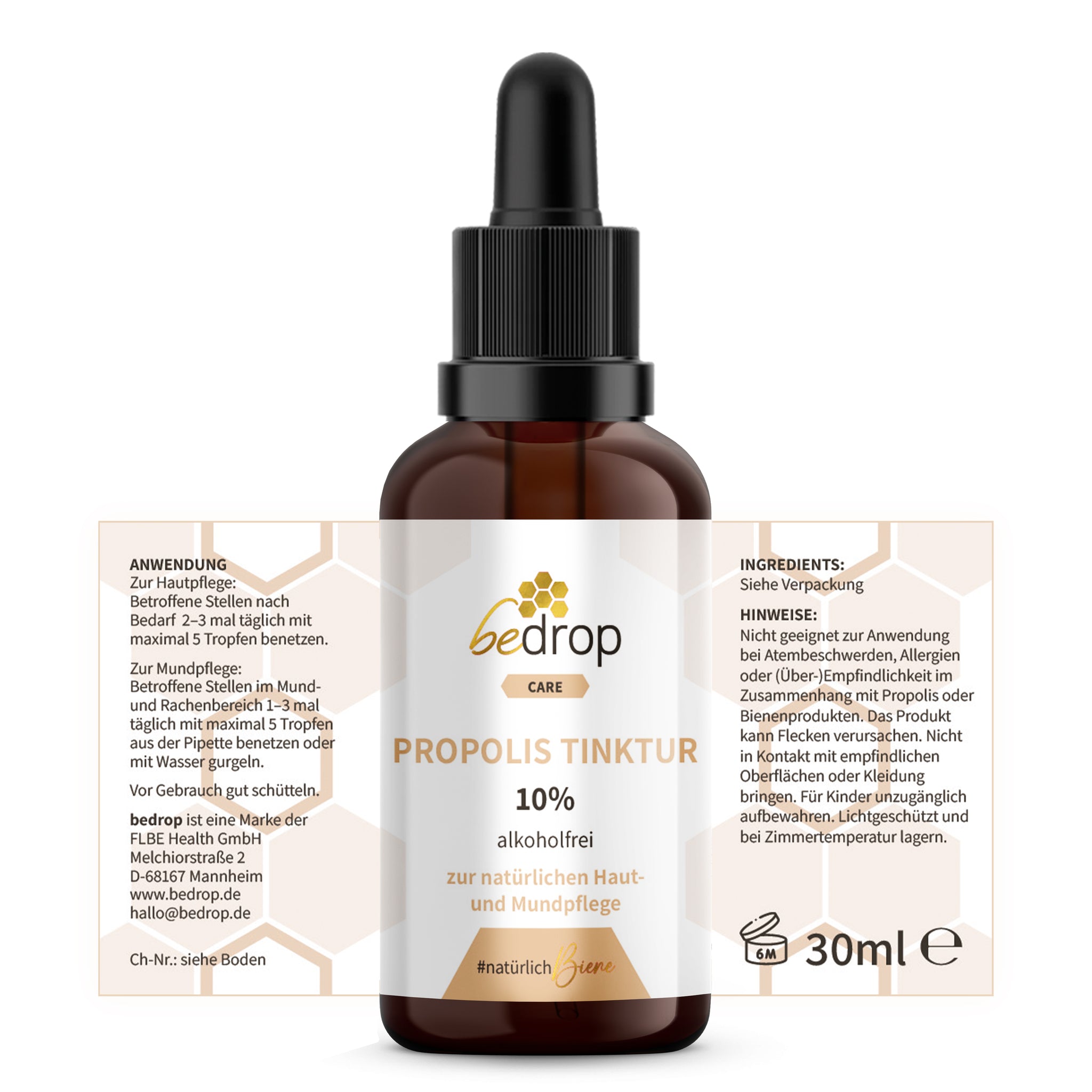 propolis aufbewahren Derma Set – Tinktur, Creme, Seife & Kapseln
