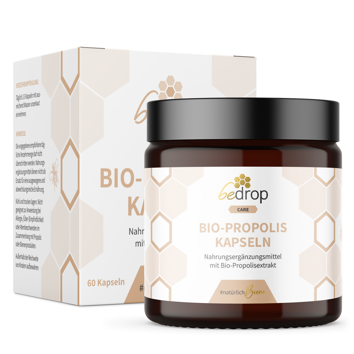 Bio Propolis Kapseln (100% reine Imker Qualität) - 60 Kapseln