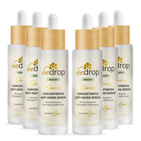 Vorteilsset: 6x CONCENTRATED ANTI AGING SERUM / Gesichtsserum mit hochdosiertem Bienengift & Gelée Royale - 30ml