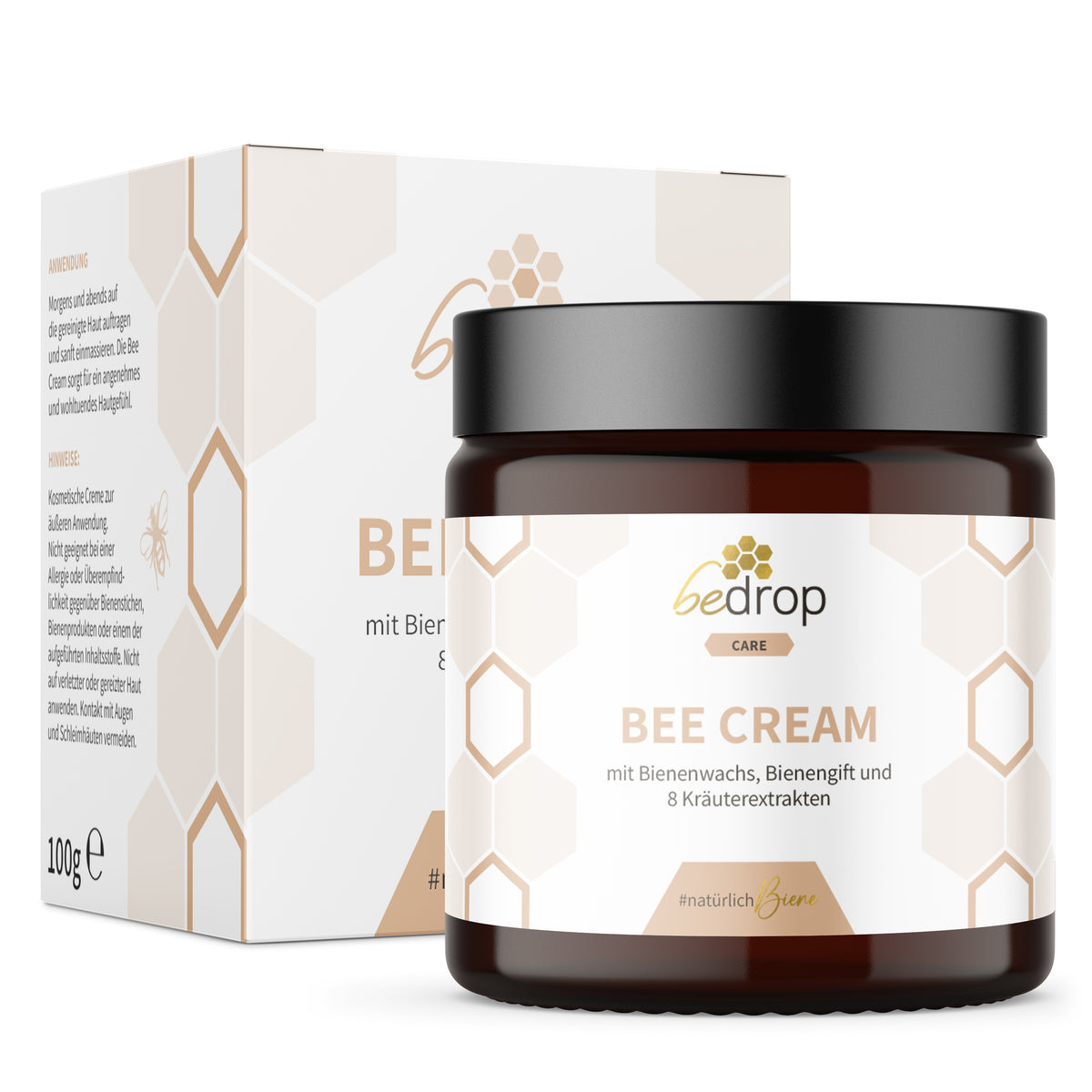 Bee Cream Bienengiftsalbe mit 8 Kräuterextrakten - 100g