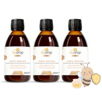 Vorteilsset: 3x IMMUN*-BIENCHEN - Fruchtig-kräutriger Saft mit Manuka Honig und Vitamin C aus Acerola / 200ml
