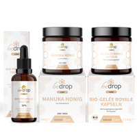 Bleib Stark-Set | Propolis Tinktur, Gelée Royale Kapseln & Manuka Honig