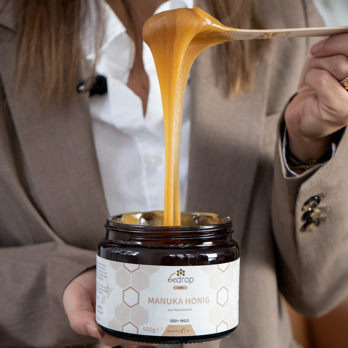 manuka honig aufbewahrung XXL Manuka Honig 600g – zertifiziert MGO 500+