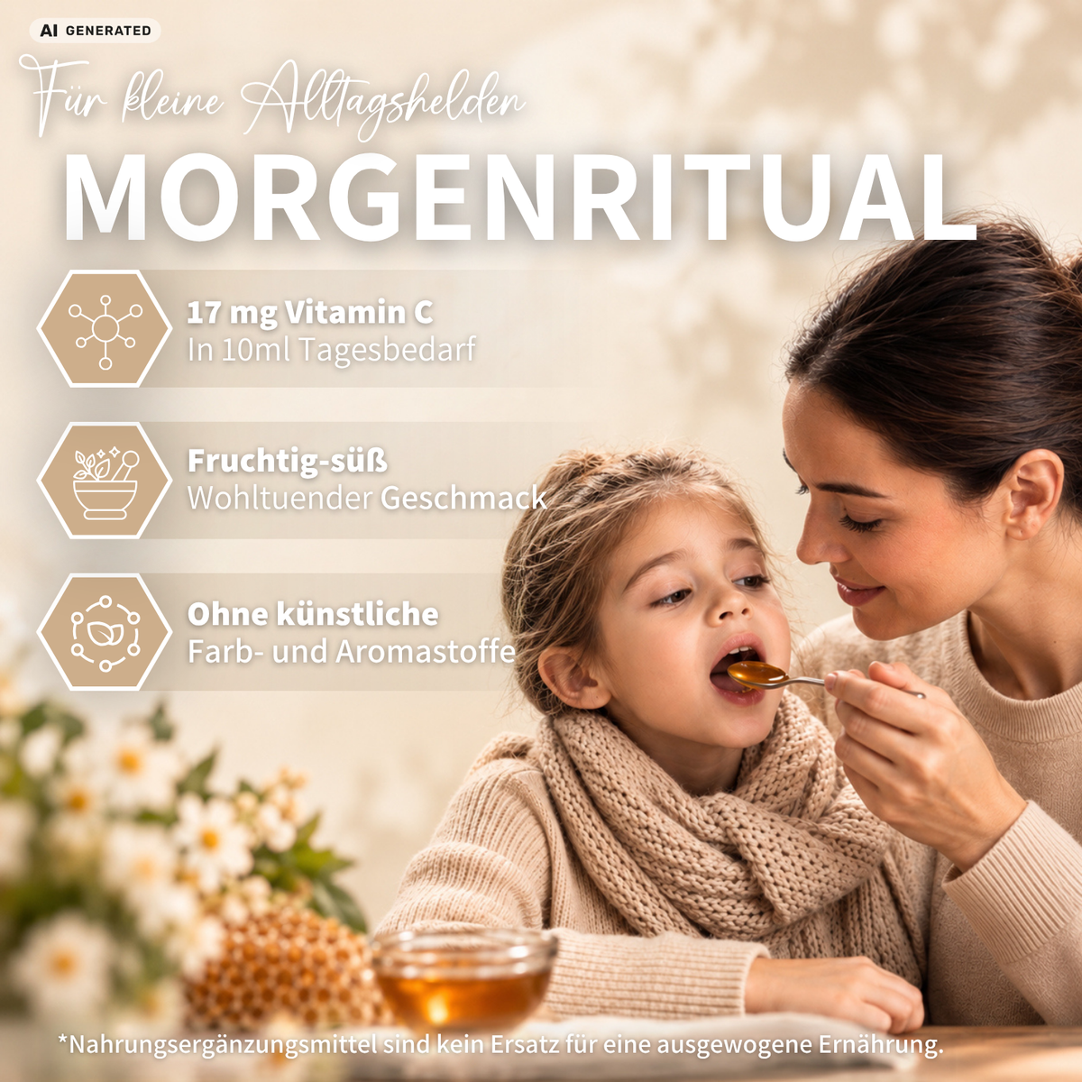 Vorteilsset: 3x IMMUN*-BIENCHEN - Fruchtig-kräutriger Saft mit Manuka Honig und Vitamin C aus Acerola / 200ml