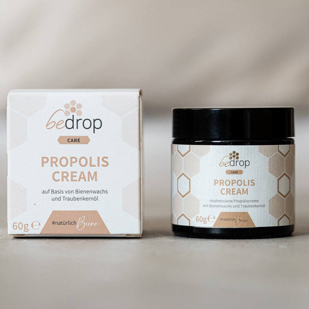 Vorteilsset: 3x Propolis Cream - hochdosierte Propolis Creme mit Bienenwachs & Traubenkernöl im 3er Set