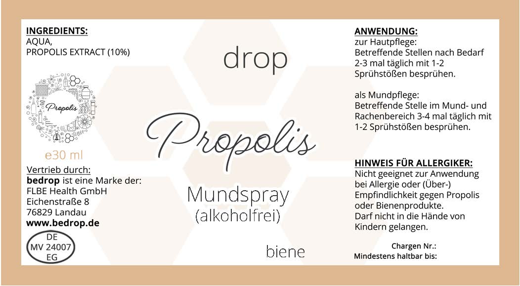Tier Set | Propolis Spray (alkoholfrei) & Manuka Honig MGO 500+