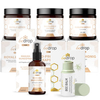 Winter Care Set | Bee Balm, Propolis Kapseln, Royale Lotion, Manuka Honig 140g & Manuka Anis Spray