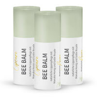 Vorteilsset: 3x Bee Balm - natürlicher Lippenbalsam mit Manuka Honig, Gelée Royale & Retinol