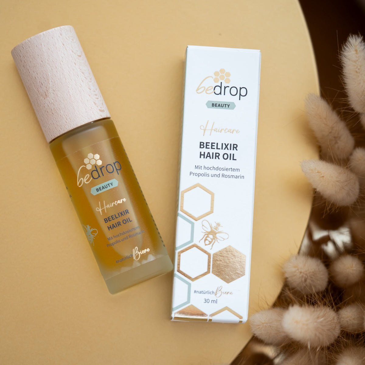 BEELIXIR Hair Care Set mit festem Shampoo, Conditioner & Haaröl