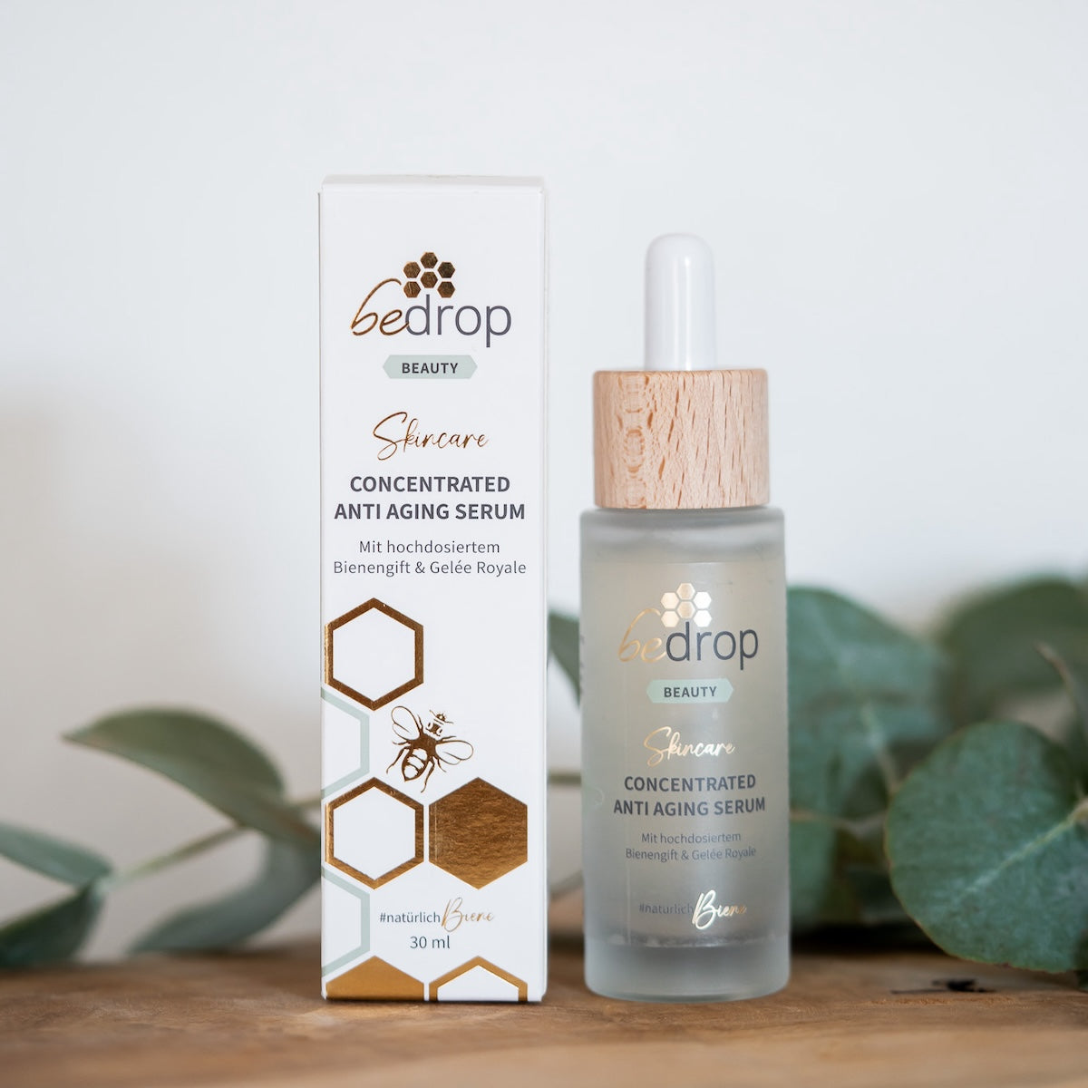 Vorteilsset: 3x CONCENTRATED ANTI AGING SERUM / Gesichtsserum mit hochdosiertem Bienengift & Gelée Royale - 30ml
